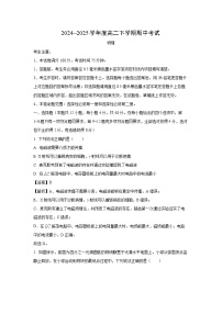 【物理】广东省深圳市2024-2025学年高二下学期4月期中试题（解析版）