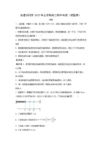 【物理】湖南省沅澧共同体2024-2025学年高二上学期期中考试试卷（解析版）