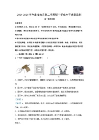 江苏省连云港市灌南县2024-2025学年高一下学期4月期中物理试卷（解析版）