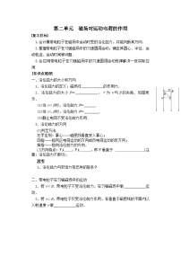 高考物理一轮复习学案：第二单元　磁场对运动电荷的作用