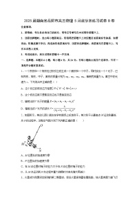 2025届湖南省岳阳市高三下学期5月底信息练习B卷物理试卷（解析版）