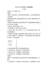 河南省部分学校2024-2025学年高二下学期下4月质量检测物理试卷（解析版）