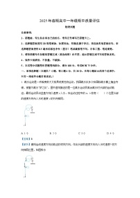 河南省南阳市2024-2025学年高一下学期期中质量评估物理试卷（解析版）