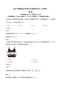 2025年高考真题——物理（江苏卷）试卷（Word版附解析）