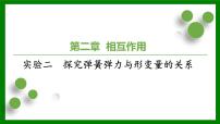 2026届高考物理一轮专题复习：第二章实验二　探究弹簧弹力与形变量的关系 课件