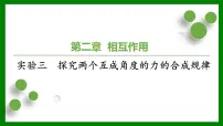 2026届高考物理一轮复习习题及答案解析：第二章实验三　探究两个互成角度的力的合成规律课件PPT
