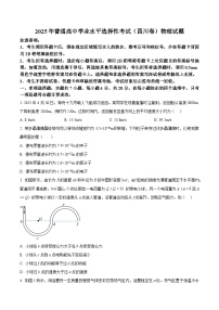 2025年高考四川卷物理高考真题解析