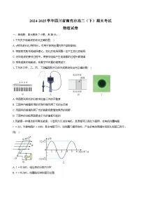 2024-2025学年四川省南充市高二（下）期末物理试卷（含解析）