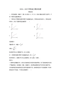 河南省2024-2025学年高二下学期期末考试物理试题（解析版）