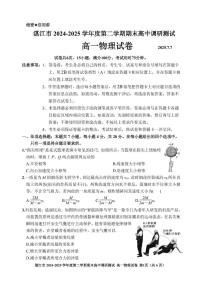 广东湛江市2024-2025学年高一下学期期末调研测试物理试卷（含答案）