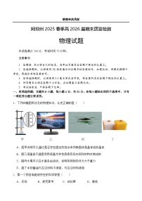 四川省阿坝藏族羌族自治州2024-2025学年高二下学期7月期末物理试题（含解析）含答案解析