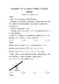2025届河北省秦皇岛市河北昌黎第一中学高三下学期第一次飞跃考试物理试题（解析版）