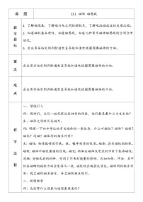 人教版 (2019)必修 第三册磁场磁感线教案