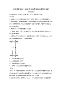 河南省天立教育2024-2025学年高二下学期7月期末物理试题（解析版）