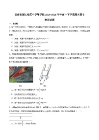 云南省丽江地区中学等学校2024-2025学年高一下学期期末考试物理试题（Word版附答案）