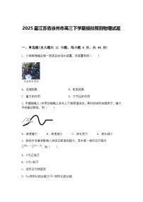 2025届江苏省徐州市高三下学期模拟预测物理试题（含答案解析）
