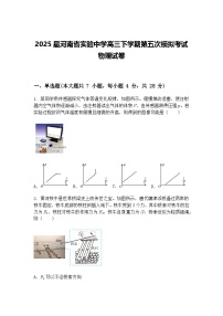 2025届河南省实验中学高三下学期第五次模拟考试物理试卷（含答案解析）
