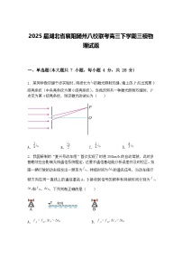 2025届湖北省襄阳随州八校联考高三下学期三模物理试题（含答案解析）