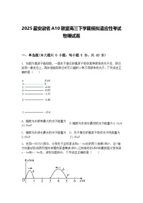 2025届安徽省A10联盟高三下学期模拟适应性考试物理试题（含答案解析）