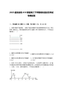 2025届安徽省A10联盟高三下学期模拟适应性考试物理试题（含答案解析）
