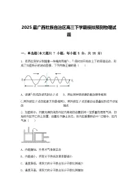 2025届广西壮族自治区高三下学期模拟预测物理试题（含答案解析）