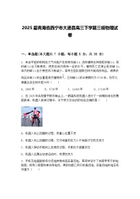 2025届青海省西宁市大通县高三下学期三模物理试卷（含答案解析）