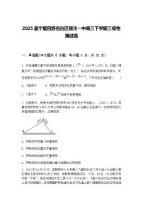 2025届宁夏回族自治区银川一中高三下学期三模物理试题（含答案解析）
