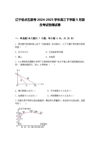 辽宁省点石联考2024-2025学年高三下学期5月联合考试物理试卷（含答案解析）