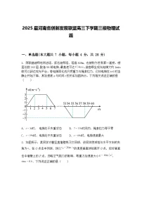 2025届河南省创新发展联盟高三下学期三模物理试题（含答案解析）