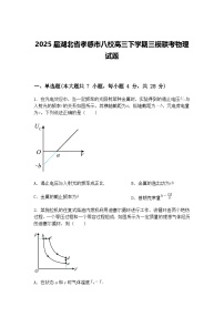 2025届湖北省孝感市八校高三下学期三模联考物理试题（含答案解析）