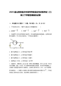 2025届山西省临汾市高考考前适应性训练考试 (三) 高三下学期物理模拟试卷（含答案解析）