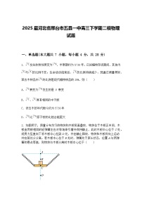 2025届河北省邢台市五县一中高三下学期二模物理试题（含答案解析）