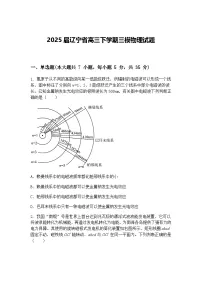 2025届辽宁省高三下学期三模物理试题（含答案解析）