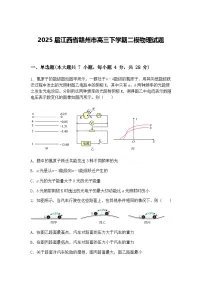 2025届江西省赣州市高三下学期二模物理试题（含答案解析）