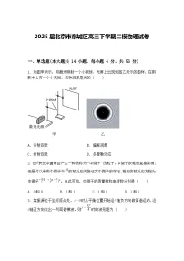 2025届北京市东城区高三下学期二模物理试卷（含答案解析）