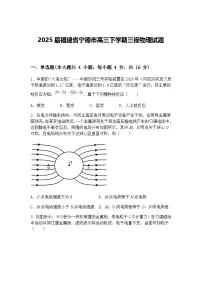 2025届福建省宁德市高三下学期三模物理试题（含答案解析）