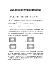 2025届河北省高三下学期模拟预测物理试题（含答案解析）