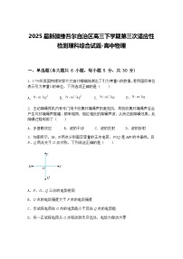 2025届新疆维吾尔自治区高三下学期第三次适应性检测理科综合试题-高中物理（含答案解析）