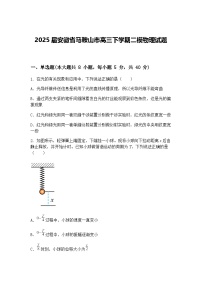 2025届安徽省马鞍山市高三下学期二模物理试题（含答案解析）