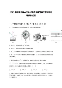 2025届福建省高中毕业班适应性练习高三下学期物理模拟试题（含答案解析）