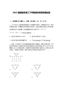 2025届福建省高三下学期模拟预测物理试题（含答案解析）