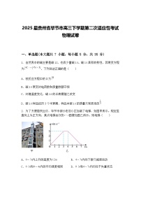 2025届贵州省毕节市高三下学期第二次适应性考试物理试卷（含答案解析）