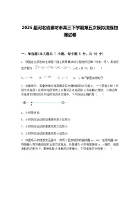 2025届河北省廊坊市高三下学期第五次模拟演练物理试卷（含答案解析）
