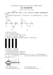 安徽省合肥市普通高中六校联盟2024-2025学年高二下学期4月期中考试物理试卷+答案