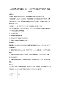 山东省青岛市即墨区2024-2025学年高二下学期期中考试物理试卷（解析版）