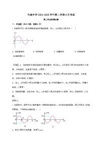天津市西青区当城中学2024~2025学年高二下学期6月月考物理检测试题（附解析）