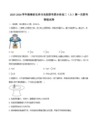 2025-2026学年湖南省长沙市名校联考联合体高二（上）第一次联考（暨入学模拟考试）物理试卷（含解析）