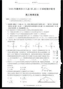 2025届江西省赣州市十八县二十四校高三下学期11月期中考-物理试题（含答案）