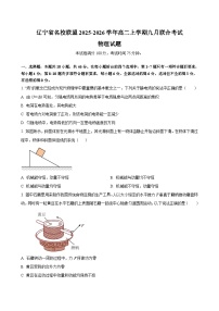 辽宁省名校联盟2025-2026学年高二上学期九月联合考试物理试题（含答案）
