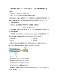 陕西省咸阳市2024-2025学年高二下学期期末物理试卷（学生版）